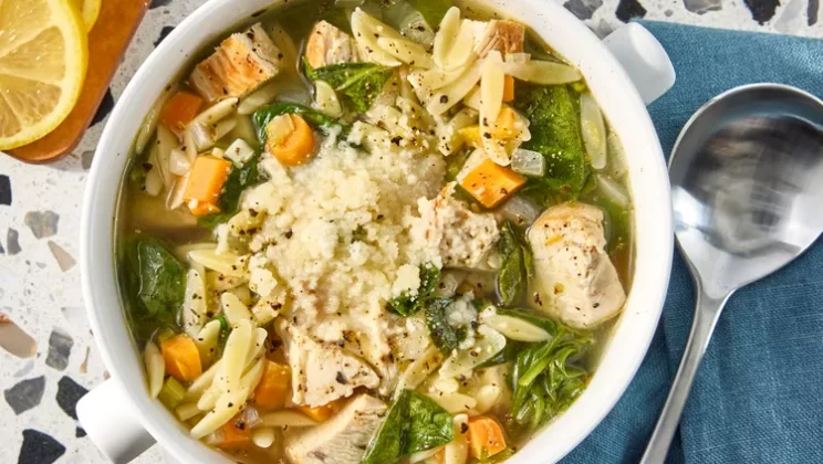 Simple & Affordable Lemon Chicken Orzo Soup Recipe