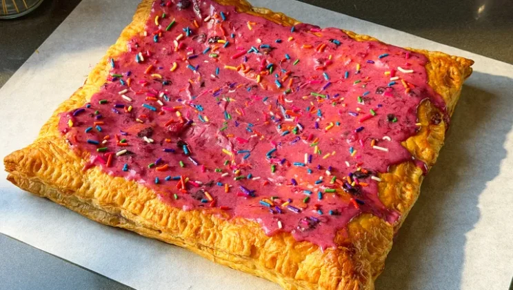 Giant Berries and Cream Pop-Tart Recipe — Quick and Easy Homemade Snack